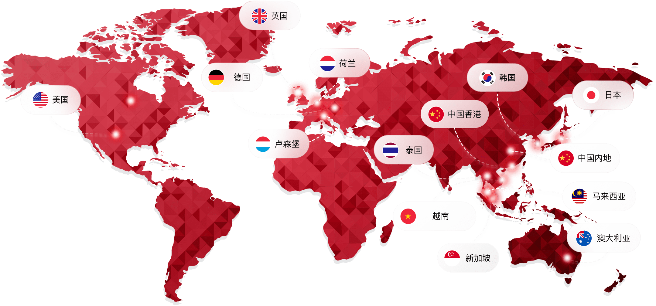 全球分布地图