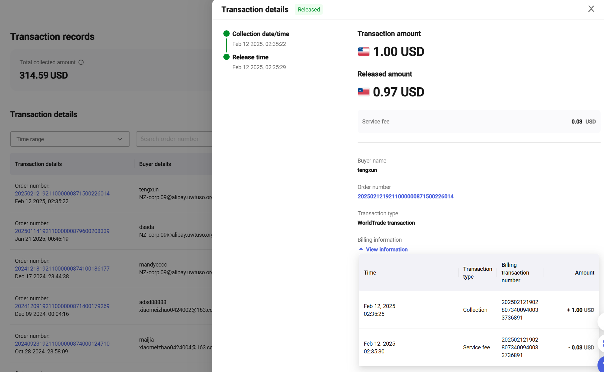 Transaction Details 2